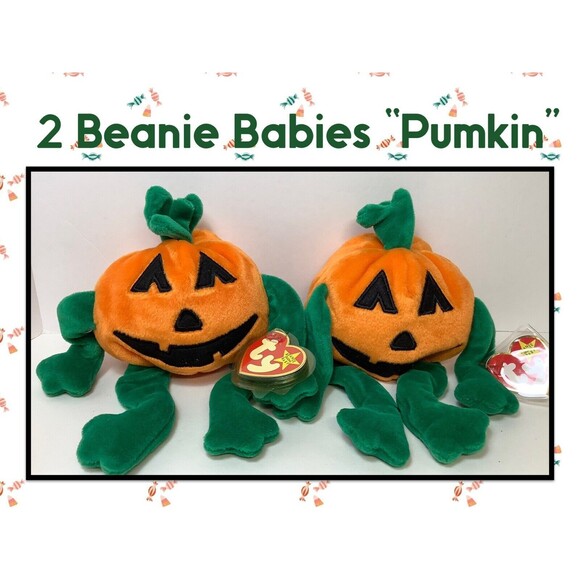 1998 TY Beanie Baby 2 Pumkin' the‎ Pumpkins With Tags - Picture 1 of 1